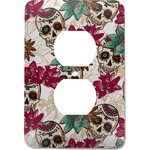 Sugar Skulls & Flowers Electric Outlet Plate