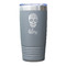 Sugar Skulls & Flowers Gray Polar Camel Tumbler - 20oz - Single Sided - Approval