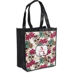 Sugar Skulls & Flowers Grocery Bag (Personalized)