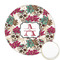 Sugar Skulls & Flowers Icing Circle - Medium - Front