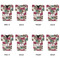 Sugar Skulls & Flowers Jersey Bottle Cooler - Set of 4 - APPROVAL