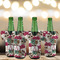 Sugar Skulls & Flowers Jersey Bottle Cooler - Set of 4 - LIFESTYLE