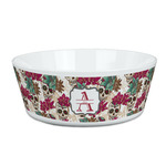 Sugar Skulls & Flowers Kid's Bowl (Personalized)