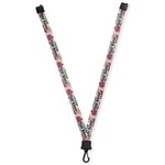 Sugar Skulls & Flowers Lanyard (Personalized)