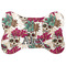 Sugar Skulls & Flowers Large Bone Shaped Mat - Flat