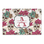 Sugar Skulls & Flowers Large Rectangle Car Magnet (Personalized)