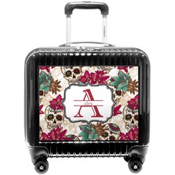 Sugar Skulls & Flowers Pilot / Flight Suitcase (Personalized)