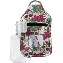 Sugar Skulls & Flowers Hand Sanitizer & Keychain Holder (Personalized)