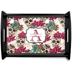 Sugar Skulls & Flowers Wooden Tray (Personalized)