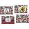 Sugar Skulls & Flowers Set of Rectangular Dinner Plates