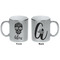 Sugar Skulls & Flowers Silver Mug - Approval