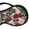 Sugar Skulls & Flowers Sleeping Eye Mask - DETAIL Large