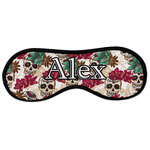 Sugar Skulls & Flowers Sleeping Eye Masks - Large (Personalized)