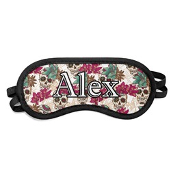 Sugar Skulls & Flowers Sleeping Eye Mask (Personalized)