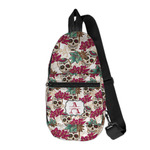 Sugar Skulls & Flowers Sling Bag (Personalized)