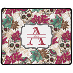 Sugar Skulls & Flowers Large Gaming Mouse Pad - 12.5" x 10" (Personalized)