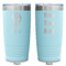 Sugar Skulls & Flowers Teal Polar Camel Tumbler - 20oz -Double Sided - Approval