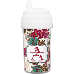 Sugar Skulls & Flowers Sippy Cup (Personalized)