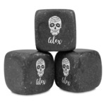 Sugar Skulls & Flowers Whiskey Stone Set (Personalized)