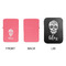 Sugar Skulls & Flowers Windproof Lighters - Pink, Single Sided, w Lid - APPROVAL