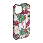 Sugar Skulls & Flowers iPhone Case - Rubber Lined - iPhone 15 (Personalized)