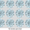 Sea-blue Seashells 1" Multipurpose Round Labels - Sheet