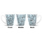 Sea-blue Seashells 12 Oz Latte Mug - Approval