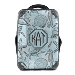 Sea-blue Seashells 15" Hard Shell Backpack (Personalized)