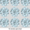 Sea-blue Seashells 2" Multipurpose Round Labels - Sheet