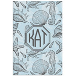 Sea-blue Seashells Poster - Matte - 24x36 (Personalized)