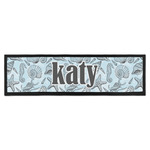 Sea-blue Seashells Bar Mat (Personalized)