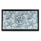 Sea-blue Seashells Bar Mat - Small - FRONT