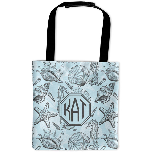 Custom Sea-blue Seashells Auto Back Seat Organizer Bag (Personalized)