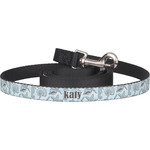 Sea-blue Seashells Dog Leash (Personalized)