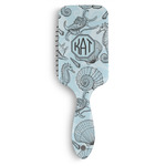 Sea-blue Seashells Hair Brushes (Personalized)