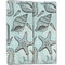 Sea-blue Seashells Linen Placemat - Folded Half (double sided)