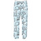 Sea-blue Seashells Men's Pjs Back - on model