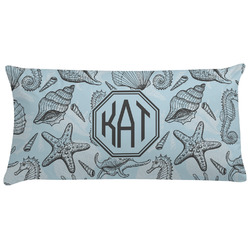 Sea-blue Seashells Pillow Case (Personalized)