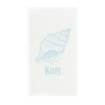 Sea-blue Seashells Guest Paper Towels - Full Color - Standard (Personalized)