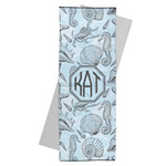 Sea-blue Seashells Yoga Mat Towel (Personalized)