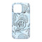 Sea-blue Seashells iPhone 13 Case - Back