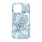 Sea-blue Seashells iPhone 13 Pro Case - Back