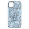 Sea-blue Seashells iPhone 14 Plus Tough Case - Back