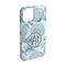 Sea-blue Seashells iPhone 15 Case - Angle