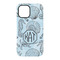 Sea-blue Seashells iPhone 15 Pro Tough Case - Back