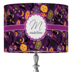 Halloween 16" Drum Lamp Shade - Fabric (Personalized)