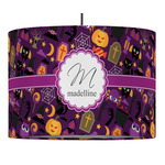 Halloween 16" Drum Pendant Lamp - Fabric (Personalized)