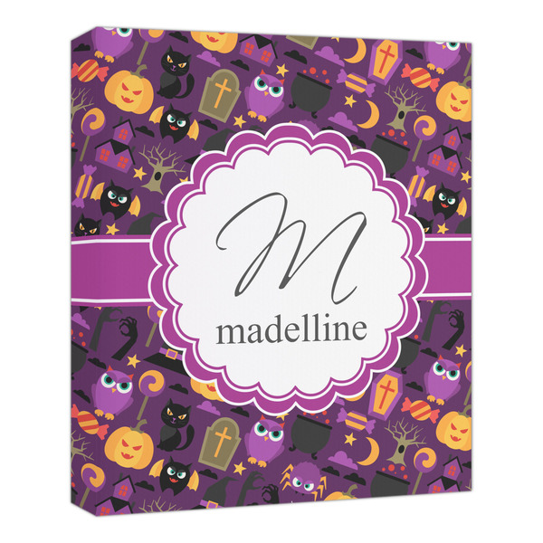 Custom Halloween Canvas Print - 20x24 (Personalized)