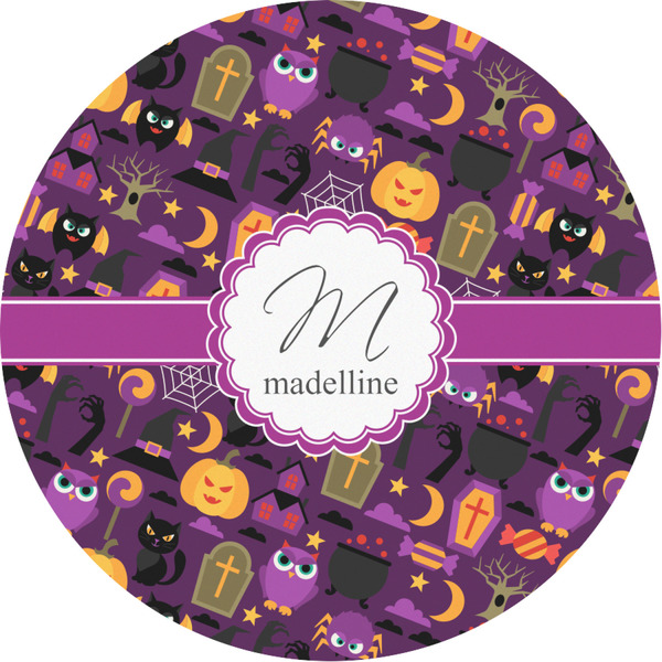 Custom Halloween Multipurpose Round Labels - 3" (Personalized)