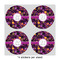 Halloween 4" Multipurpose Round Labels - Sheet